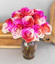 Alternative image 3 for One Dozen Wild Pink Roses