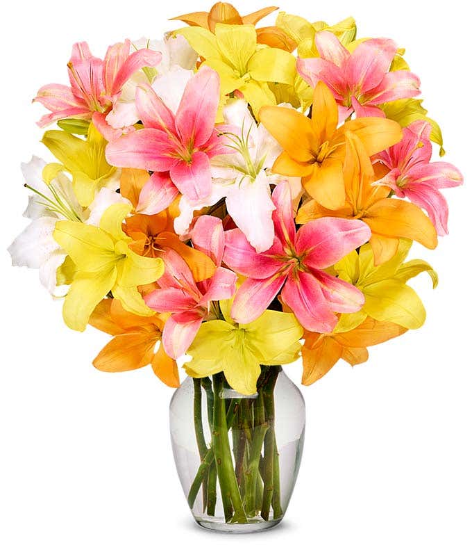 Stunning Lily Bouquet - Premium