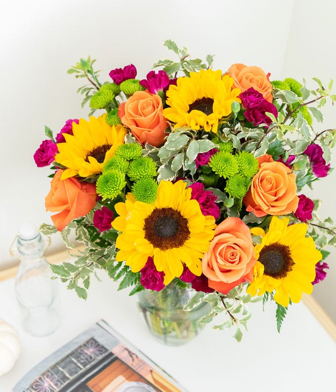 Colors of Passion Bouquet at From You Flowers