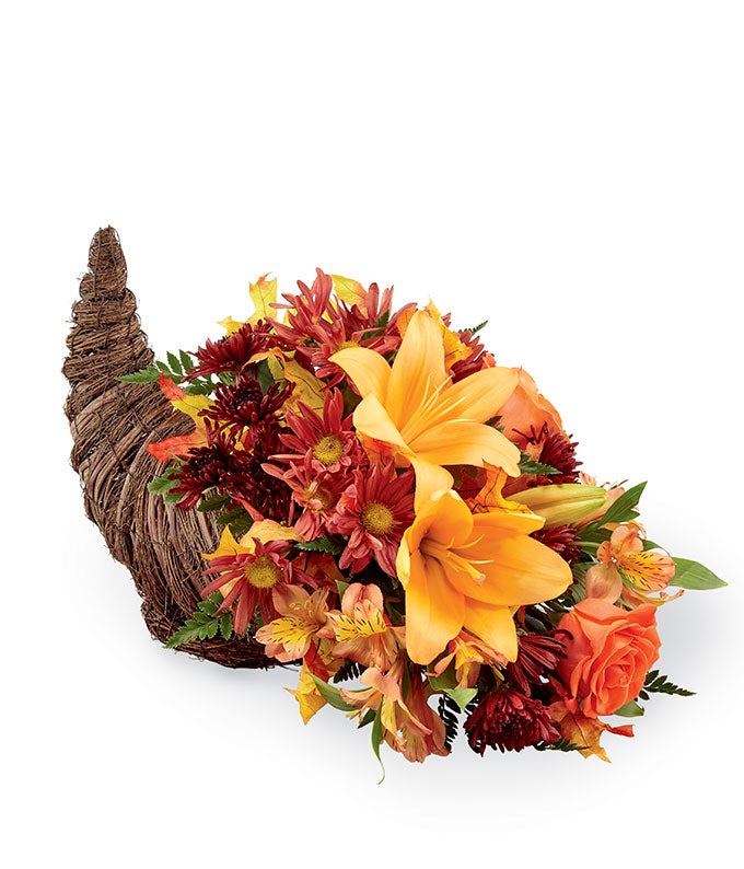 Thanksgiving Cornucopia At From You Flowers