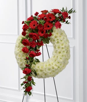 The FTD® Graceful Tribute™ Wreath at From You Flowers