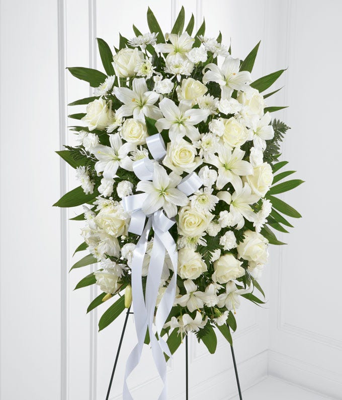 Exquisite Tribute Standing Spray at From You Flowers