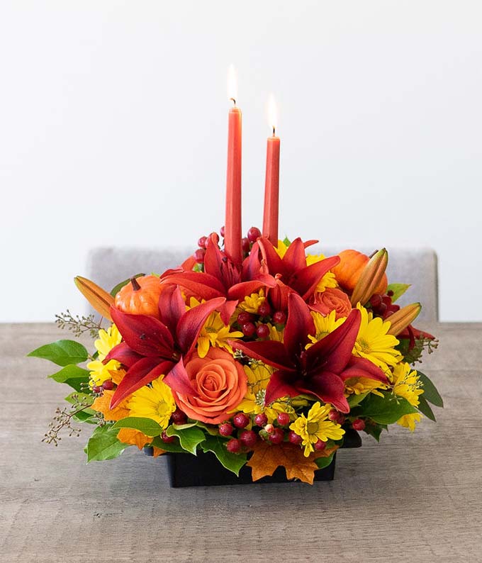 The Thanksgiving Gratitude Centerpiece at From You Flowers