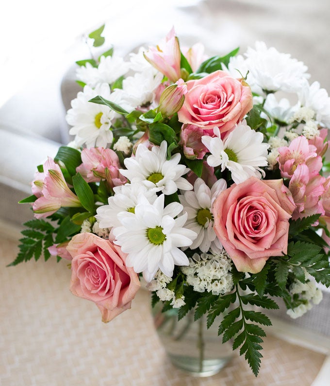 Pastel Daisy & Rose Delight at From You Flowers