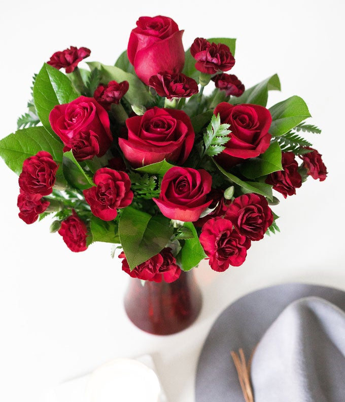 Red Romance Bouquet at From You Flowers