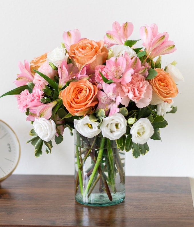 花鳥21 Passionate Peaches at From You Flowers