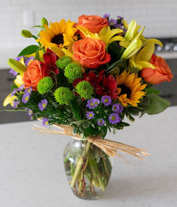 GARDEN ビューティフル Beautiful Luminous Garden Bouquet at From You Flowers