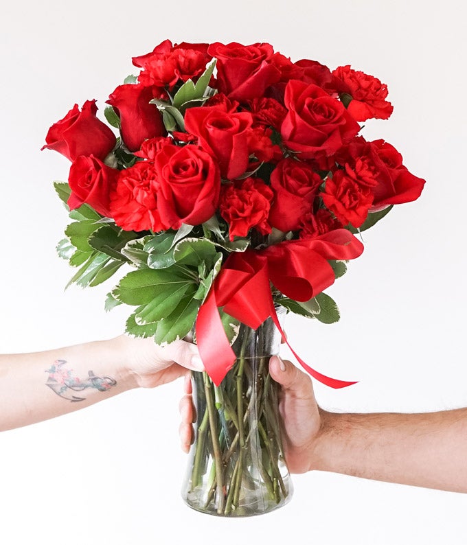 You Are My Heart Bouquet Bundle at From You Flowers