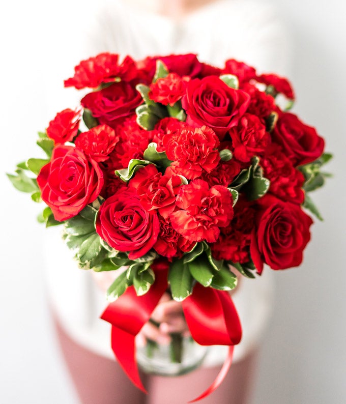 You Are My Heart Bouquet Bundle at From You Flowers