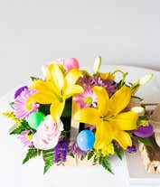 Alternative image 1 for Easter Egg Floral Basket