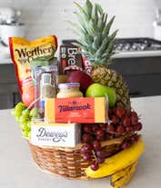 Alternative image 3 for Fruit, cheese and meat delivered by local florist