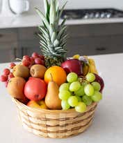 Alternative image 4 for A variety of fruit for delivery in a basket 