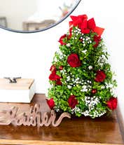 Alternative image 1 for Mini christmas tree with ornaments for delivery