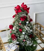 Alternative image 4 for Mini christmas tree with ornaments for delivery