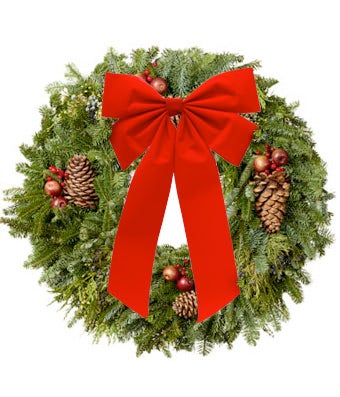 Our Classic Christmas WreathChristmas Wreaths
