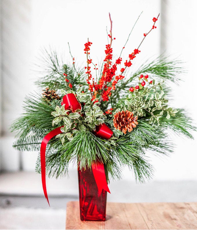 Bountiful Evergreen Boughs at From You Flowers