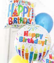 Alternative image 1 for Florist delivered happy birthday balloon delivery