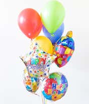 Alternative image 2 for Florist delivered happy birthday balloon delivery