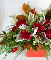 Alternative image 2 for Seasonal Floral Holiday Centerpiece