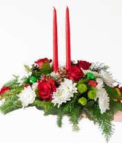 Alternative image 3 for Seasonal Floral Holiday Centerpiece
