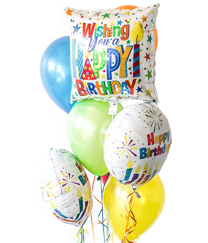 BALLON MYLAR ( BONNE FETE) FLUTE 18 - Fleurexpert