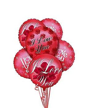 I Love You BalloonsSame Day Gift Baskets
