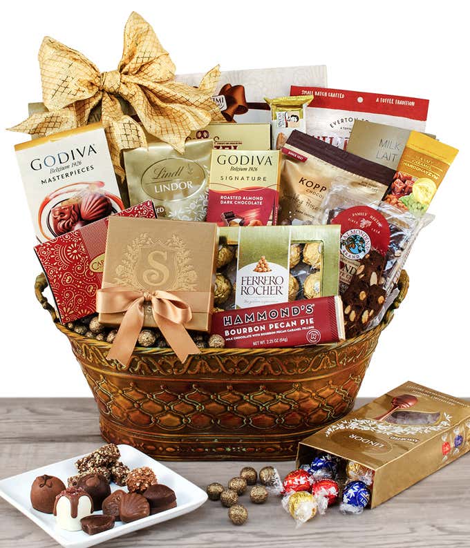 Gilded Gourmet Gift Basket
