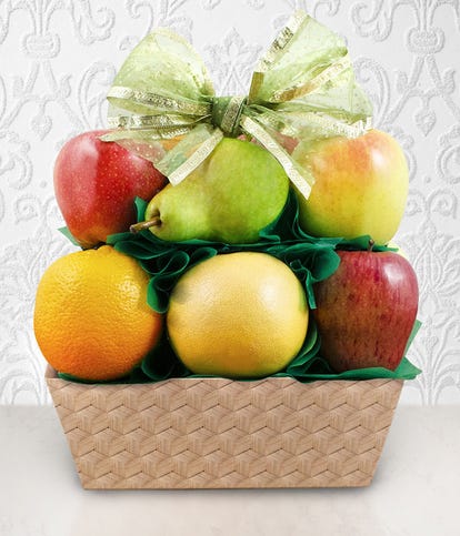 Simply Natural Fruit Gift Basket at From You Flowers