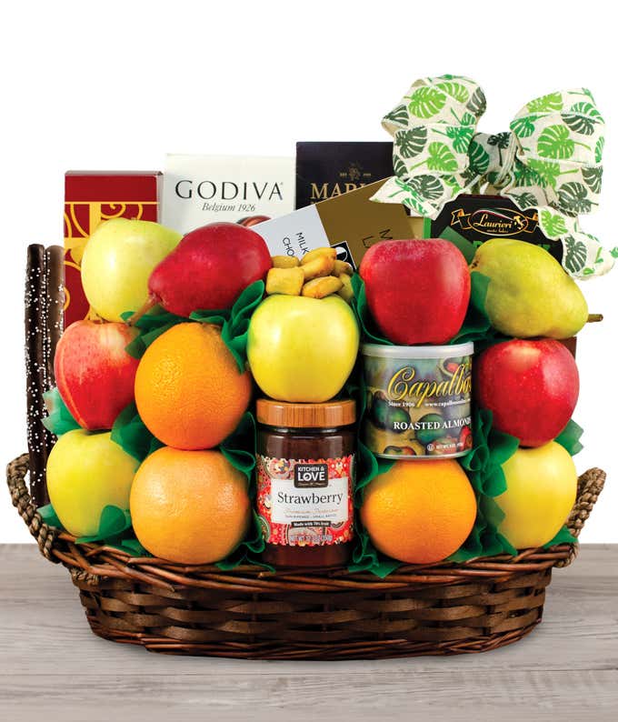 Fresh Delights Fruit & Gourmet Gift Basket