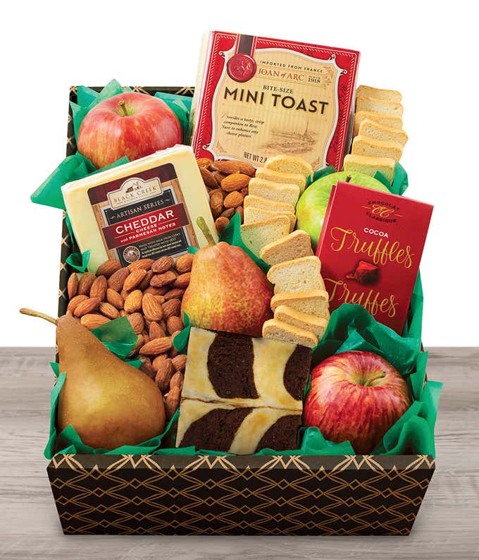 Fruit & Cheese Snack Gift Box 