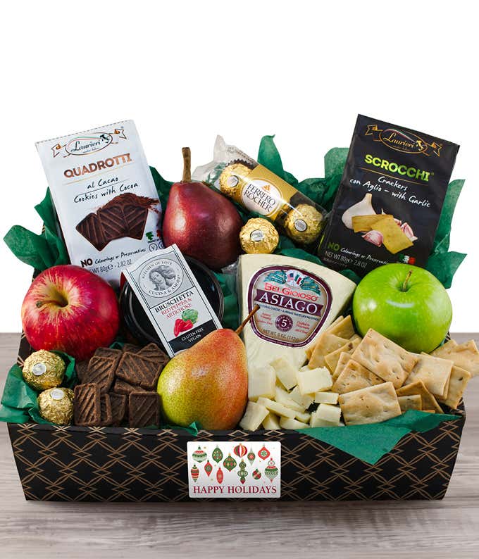 Happy Holidays Farm Fresh Gourmet Gift Box 