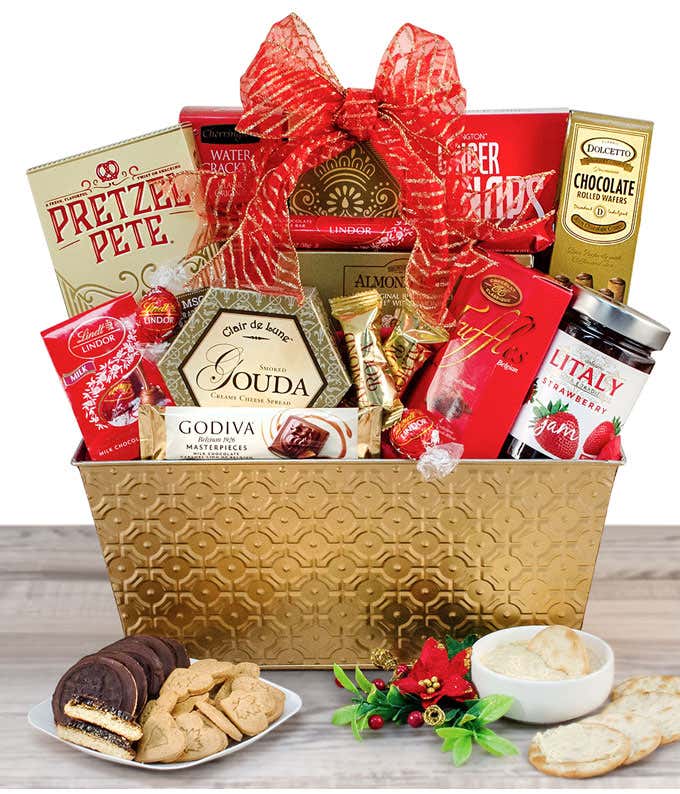 Majestic Holiday Gourmet Gift Basket 