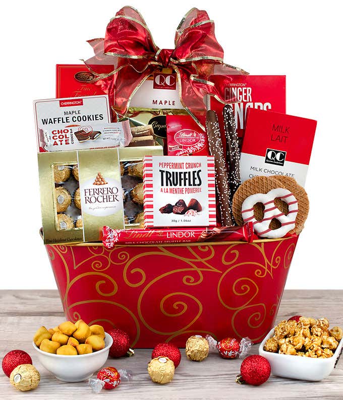 Merry Tidings Holiday Gift Basket 