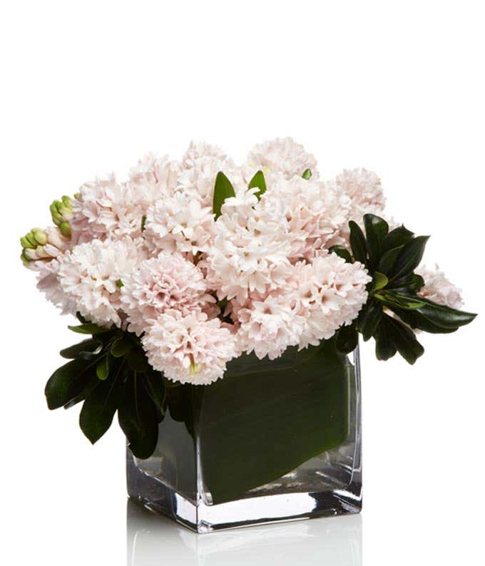 Pink hyacinth bouquet