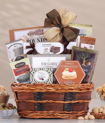 Premier Gourmet Snack Basket at From You Flowers