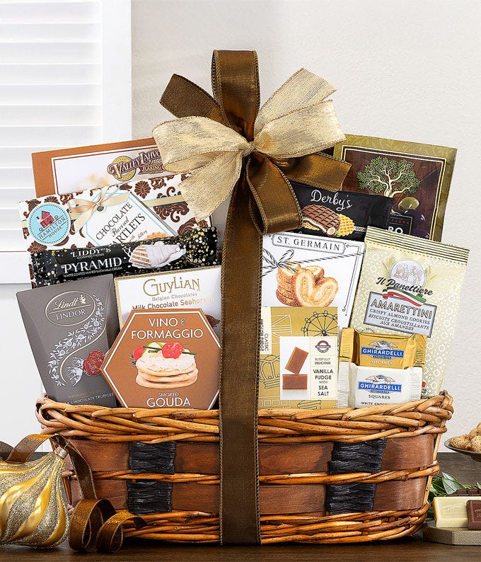 Premier Gourmet Snack Basket at From You Flowers