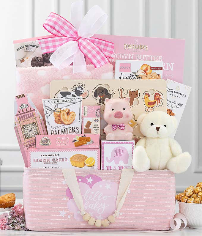 It's a Girl Gift Basket, Baby Girl Cookies