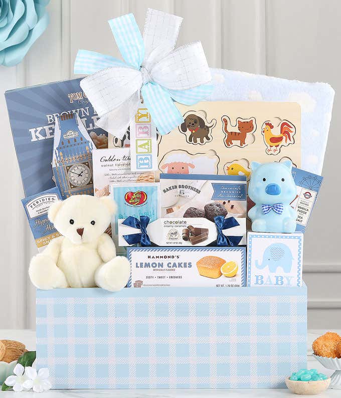 Sweetest New Baby Boy Gift Box