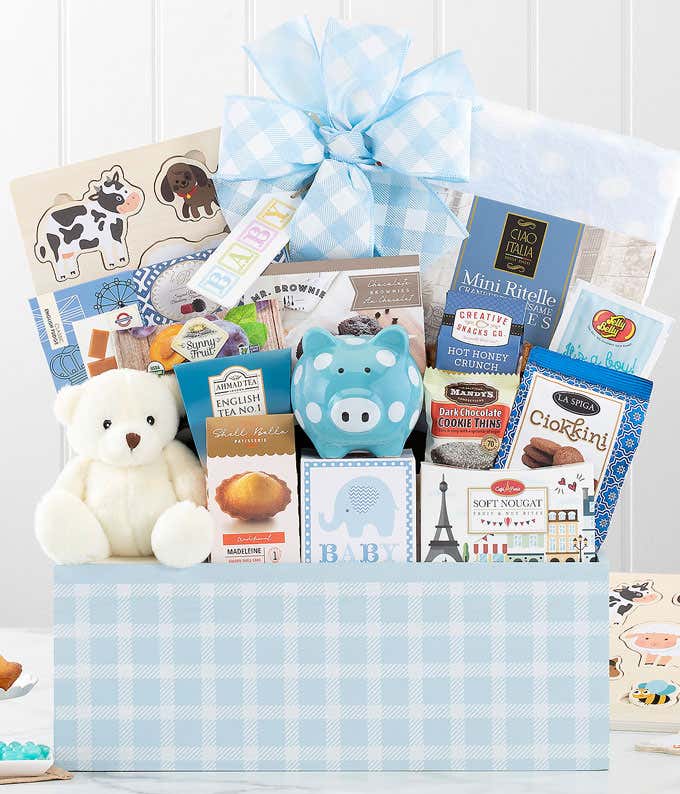 Sweetest New Baby Gift Box - Blue