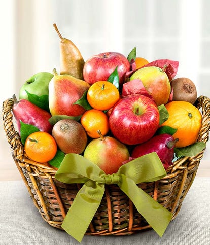 Fresh Fruit Organic Gift Basket at From You Flowers