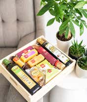Alternative image 1 for Meat & Cheese Wooden Crate 