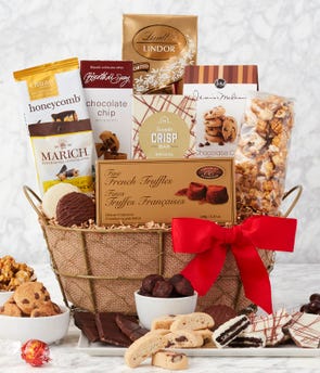 Sweet & Salty Chocolate Delights Basket at From You Flowers