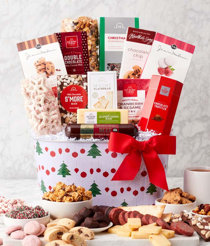 Happy Holidays Grand Gift Basket