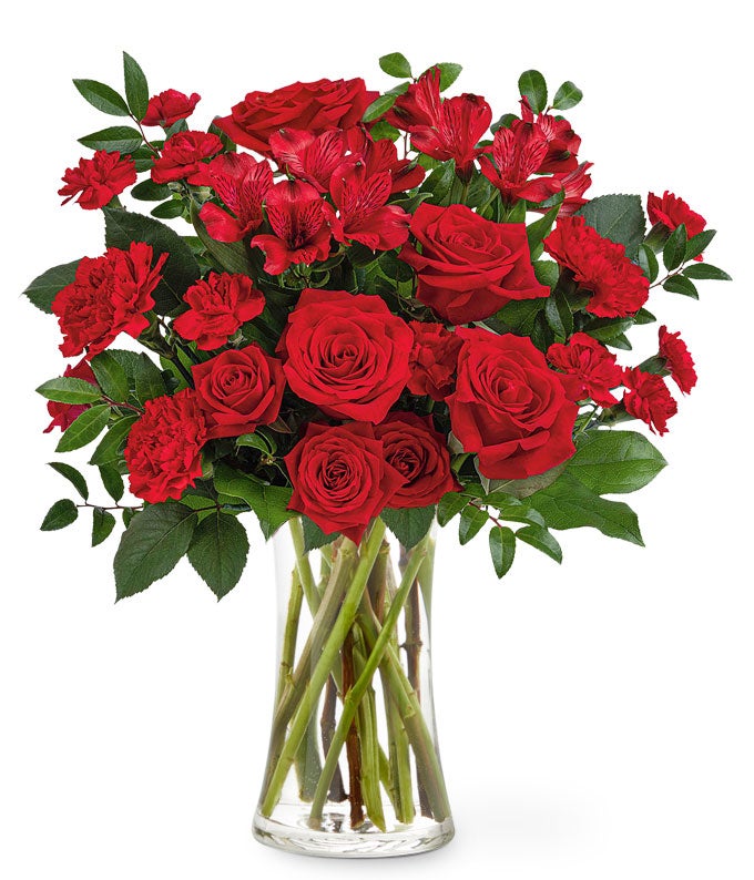 りブーケ Brilliant Ruby Bouquet at From You Flowers