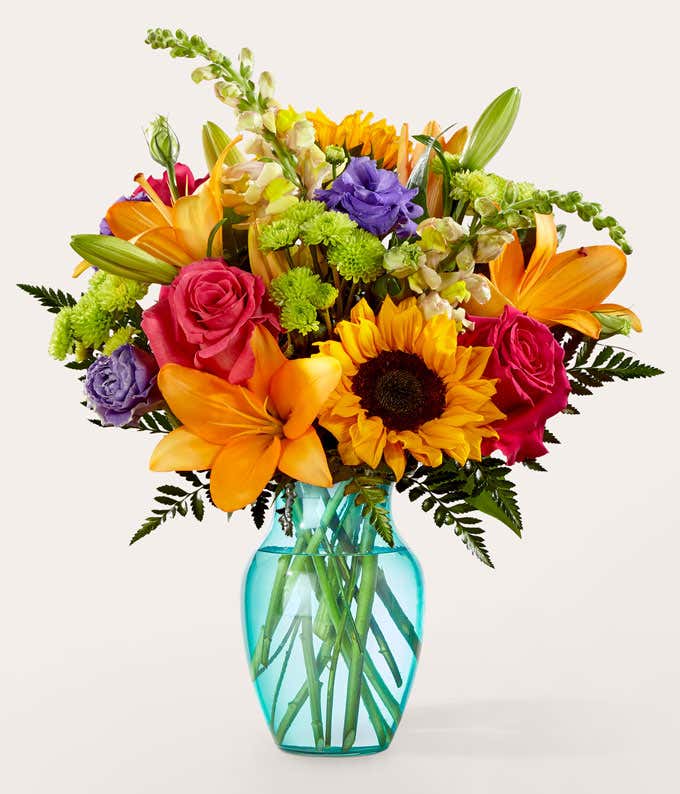 Double Rainbow Bouquet