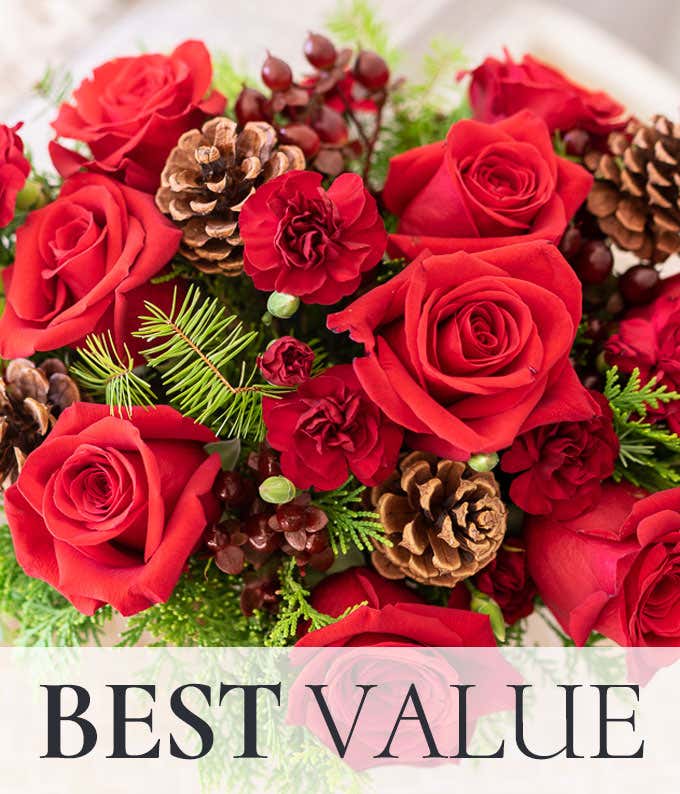 Cheapest christmas flower bouquet