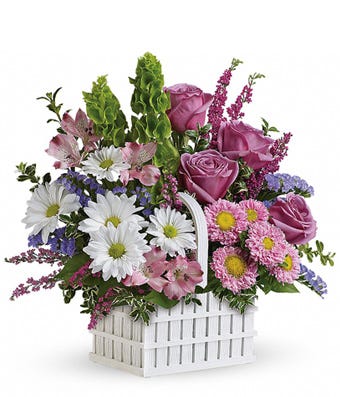 White Picket Flower Bouquet at From You Flowers