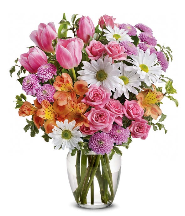 Spring Watering Can Floral Bouquet at From You Flowers