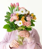 Alternative image 4 for Spring Pastels Floral Bouquet