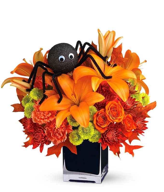 Halloween flower deals arrangements